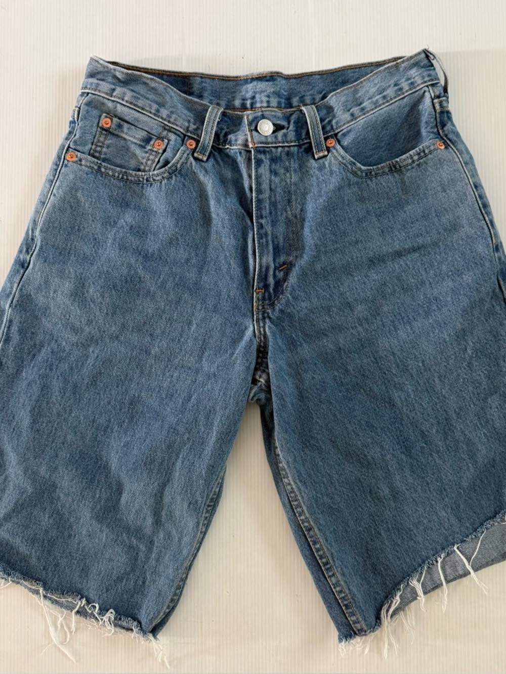 Levis‎ 578 Shorts Men’s Size 30 Cut Off Jorts Denim Blue Dark Wash